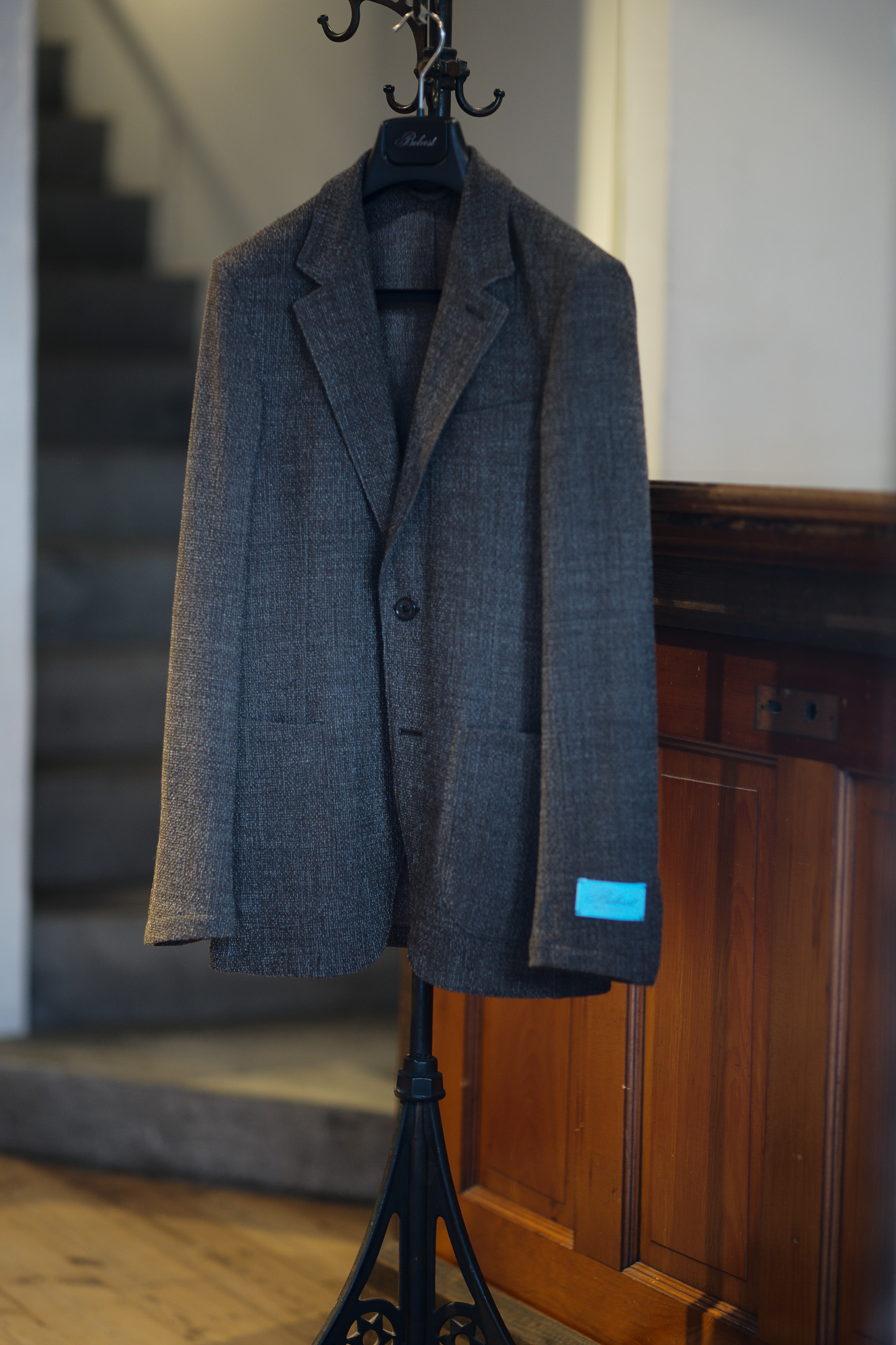 BELVEST (ベルベスト) CAPSULE SINGLE BREASTE JACKET 2PATCH WOOL SLAB COMFORT ストレッチ サマーウールスラブ ジャケットBROWN (ブラウン) Made in italy (イタリア製) 2020 春夏新作 愛知 名古屋 altoediritto アルトエデリット