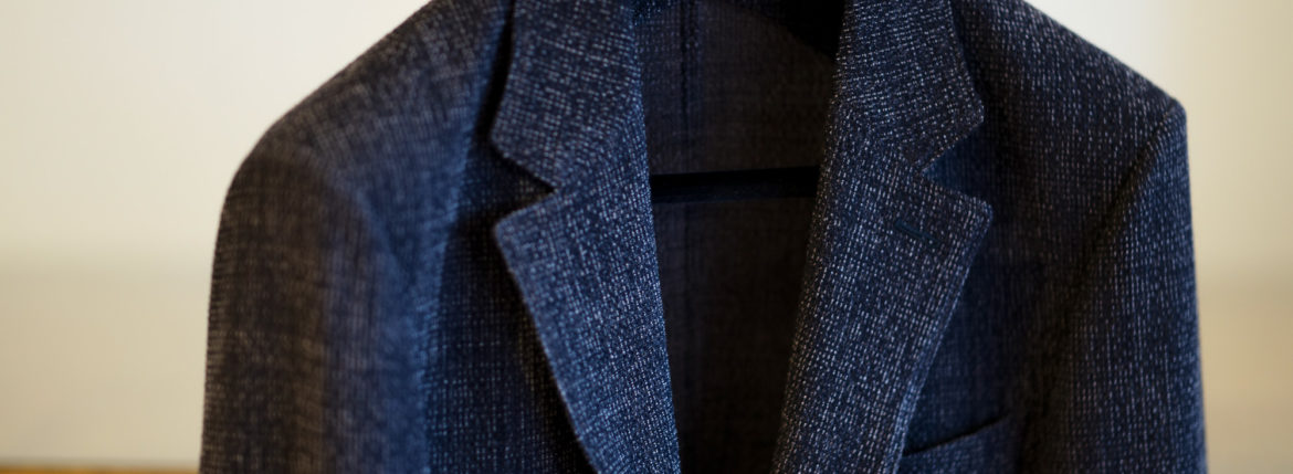 BELVEST (ベルベスト) CAPSULE SINGLE BREASTE JACKET 2PATCH WOOL SLAB COMFORT ストレッチ サマーウールスラブ ジャケット NAVY (ネイビー) Made in italy (イタリア製) 2020 春夏新作 愛知 名古屋 altoediritto アルトエデリット