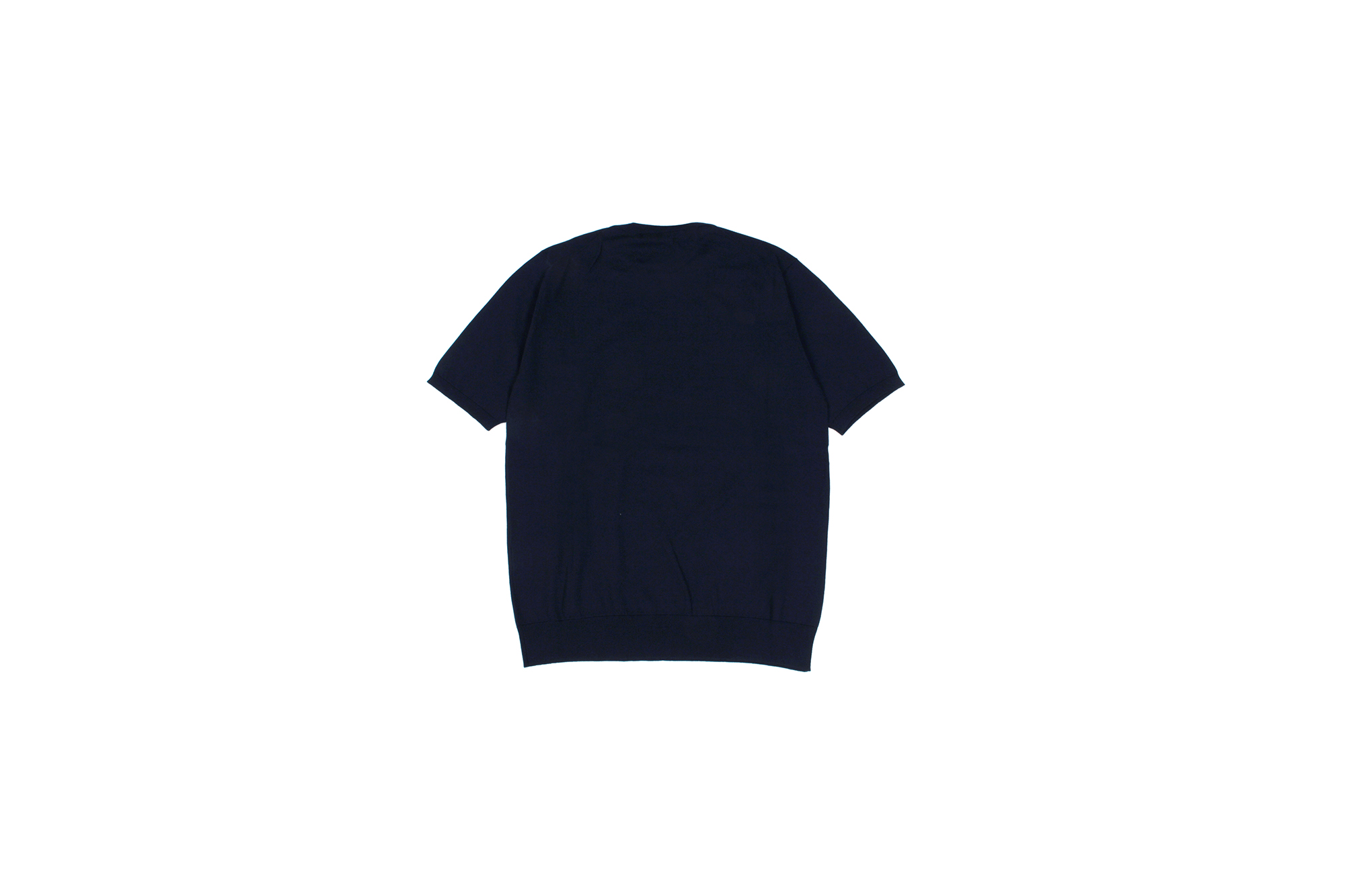 Cruciani(クルチアーニ) 33G Knit T-shirt 33ゲージ コットン ニット Tシャツ NAVY (ネイビー・Z0064)  made in italy (イタリア製) 2020 春夏新作  愛知 名古屋 altoediritto アルトエデリット ニットTEE