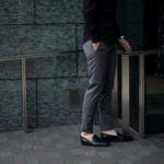 cuervo bopoha (クエルボ ヴァローナ) Sartoria Collection (サルトリア コレクション) Brad (ブラッド) Super 120’s WASHABLE TROPICAL WOOL ウォッシャブル ストレッチ トロピカルウール サマーウール スラックス GRAY (グレー) MADE IN JAPAN (日本製) 2020 春夏新作 【入荷しました】【フリー分発売開始】のイメージ