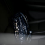 cuervo bopoha(クエルボ ヴァローナ) Satisfaction Leather Collection (サティスファクション レザー コレクション) FLOYD(フロイド) Crocodile Leather(クロコダイルレザー) レザードローストリングバック 巾着 NAVY (ネイビー) Made in Japan(日本製) 2020【Special Model】のイメージ