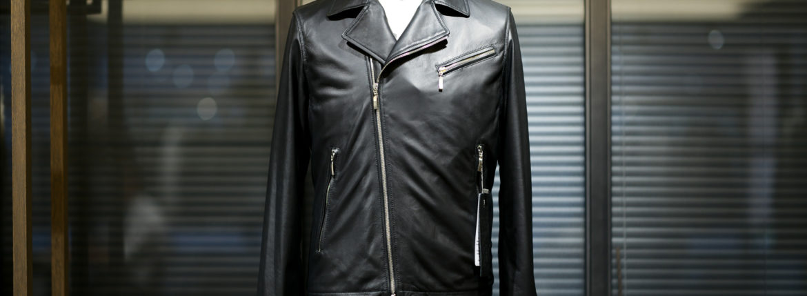 SILENCE(サイレンス) Double Riders Jacket (ダブルライダース ジャケット) Goat Suede Leather (ゴートスエード レザー) ダブルライダース ジャケット COBALTO (ブルー) Made in italy (イタリア製) 2020 秋冬 【Alto e Diritto限定モデル】【ご予約開始】愛知 名古屋 altoediritto アルトエデリット スエードレザー