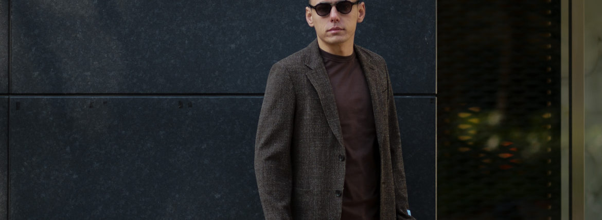 BELVEST (ベルベスト) CAPSULE SINGLE BREASTE JACKET 2PATCH WOOL SLAB COMFORT ストレッチ サマーウールスラブ ジャケットBROWN (ブラウン) Made in italy (イタリア製) 2020 春夏新作 愛知 名古屋 altoediritto アルトエデリット