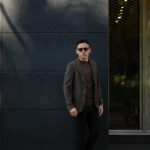 BELVEST (ベルベスト) CAPSULE SINGLE BREASTE JACKET 2PATCH WOOL SLAB COMFORT ストレッチ サマーウールスラブ ジャケットBROWN (ブラウン) Made in italy (イタリア製) 2020 春夏新作のイメージ