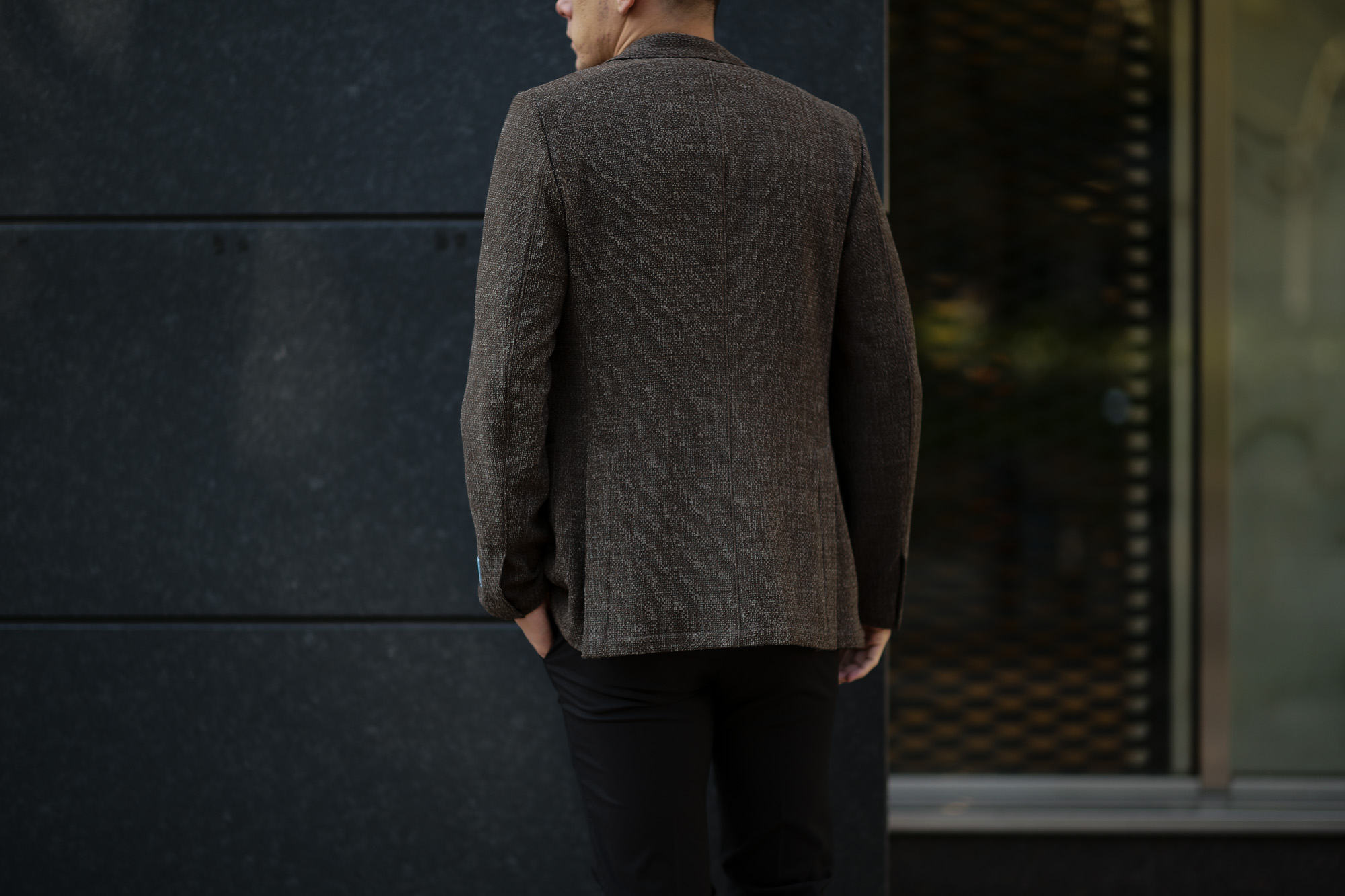 BELVEST (ベルベスト) CAPSULE SINGLE BREASTE JACKET 2PATCH WOOL SLAB COMFORT ストレッチ サマーウールスラブ ジャケットBROWN (ブラウン) Made in italy (イタリア製) 2020 春夏新作 愛知 名古屋 altoediritto アルトエデリット