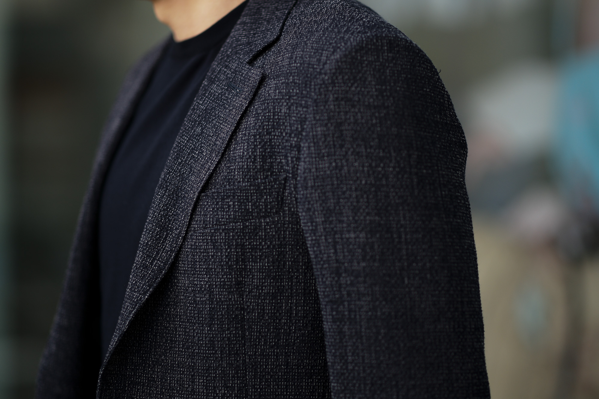 BELVEST (ベルベスト) CAPSULE SINGLE BREASTE JACKET 2PATCH WOOL SLAB COMFORT ストレッチ サマーウールスラブ ジャケット NAVY (ネイビー) Made in italy (イタリア製) 2020 春夏新作 愛知 名古屋 altoediritto アルトエデリット