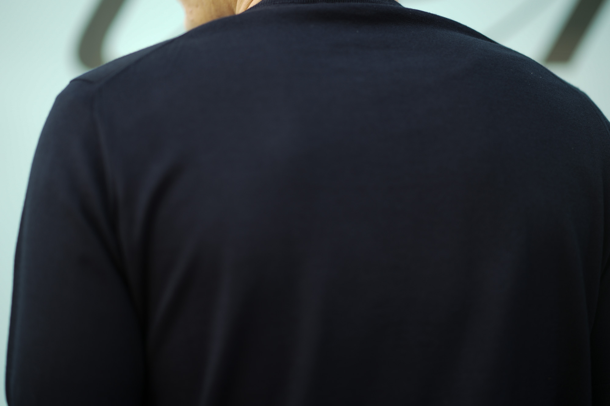  Cruciani(クルチアーニ) 33G Knit T-shirt 33ゲージ コットン ニット Tシャツ NAVY (ネイビー・Z0064)  made in italy (イタリア製) 2020 春夏新作 愛知 名古屋 altoediritto アルトエデリット ニットTEE