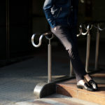 cuervo bopoha (クエルボ ヴァローナ) Sartoria Collection (サルトリア コレクション) Brad (ブラッド) WASHABLE 2WAY SUPER COMFORT NYLON ウォッシャブル ストレッチ ナイロン スラックス NAVY (ネイビー) MADE IN JAPAN (日本製) 2020 春夏新作のイメージ