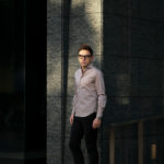 cuervo bopoha(クエルボ ヴァローナ) Sartoria Collection (サルトリア コレクション) Pier(ピエル) STRETCH COTTON ストレッチコットン シャツ GREGE(グレージュ) MADE IN ITALY (イタリア製) 2020 春夏新作のイメージ