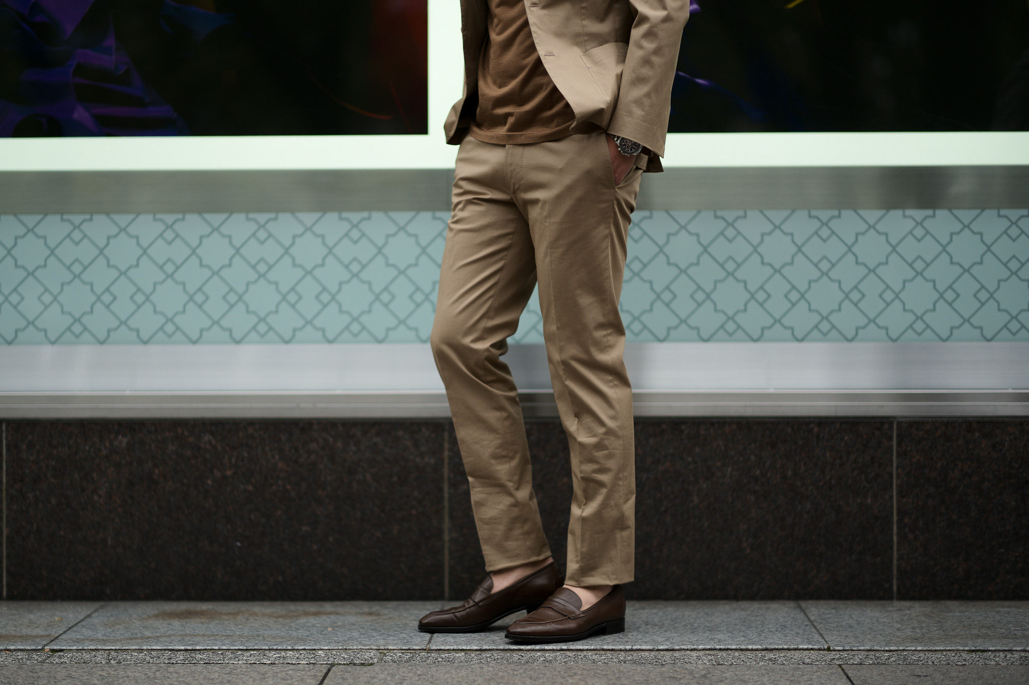 De Petrillo (デ ペトリロ) NUVOLA (ヌーボラ) ストレッチ コットン スーツ  BEIGE (ベージュ・423) Made in italy (イタリア製) 2020 春夏新作 depetrillo デペトリロ 愛知 名古屋 altoediritto アルトエデリット
