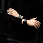 FIXER(フィクサー) CROCODILE LEATHER BRACELET 925 STERLING SILVER(925 スターリングシルバー) クロコダイル レザー ブレスレット BLACK (ブラック) 2020 【ご予約開始】【2020.3.14(Sat)～2020.3.29(Sun)】のイメージ