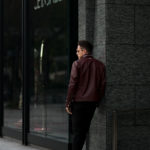 Georges de Patricia (ジョルジュ ド パトリシア) Huracan(ウラカン) 925 STERLING SILVER (925 スターリングシルバー) Super Soft Shrunken Deer skin (スーパー ソフト シュランケン ディアスキン) ダブル ライダース ジャケット BURGUNDY (バーガンディー) 2020 【ご予約受付中】のイメージ