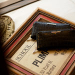 Georges de Patricia(ジョルジュ ド パトリシア) Phantom Crocodile Long (ファントム クロコダイル ロング) 925 STERLING SILVER (925 スターリングシルバー) Niloticus Crocodile ニロティカス クロコダイル エキゾチックレザー ロング ウォレット NOIR (ブラック) 2020【Special Model】【春夏新作入荷】【フリー分発売開始】のイメージ