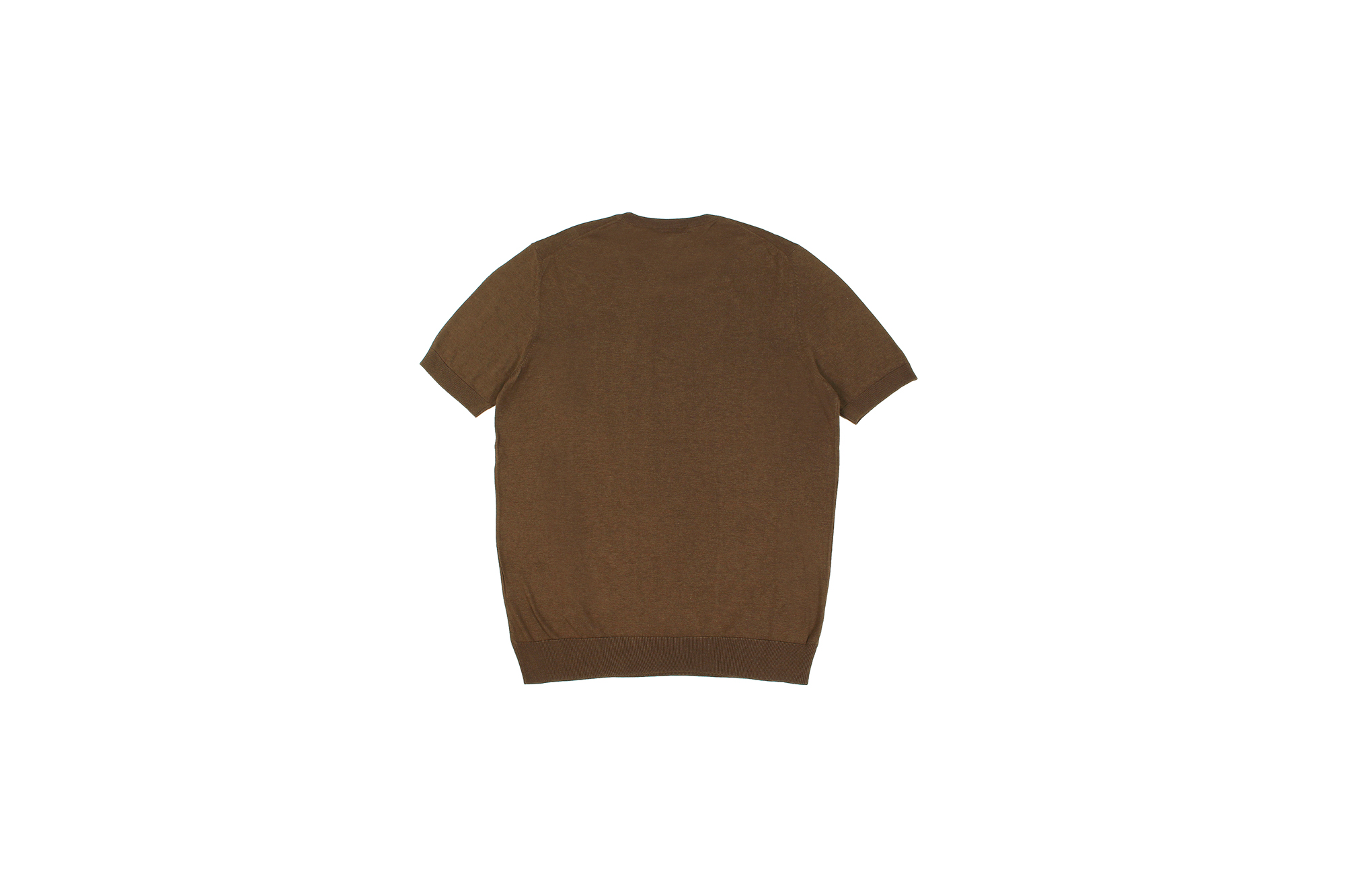 Gran Sasso (グランサッソ) Silk Knit T-shirt (シルクニット Tシャツ) SETA (シルク 100%) ショートスリーブ シルク ニット Tシャツ GOLD (ゴールド・170)　made in italy (イタリア製) 2020 春夏新作 gransasso 愛知 名古屋 altoediritto アルトエデリット