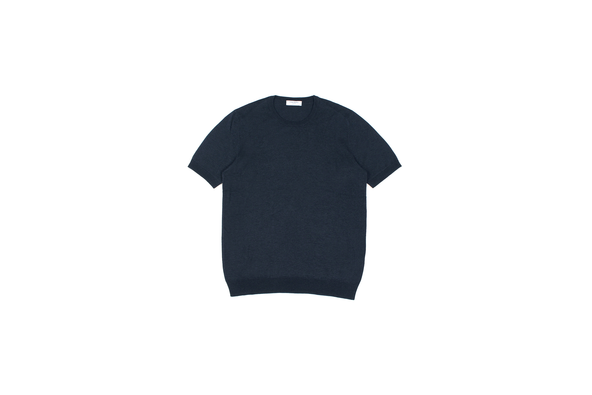 Gran Sasso (グランサッソ) Silk Knit T-shirt (シルクニット Tシャツ) SETA (シルク 100%) ショートスリーブ シルク ニット Tシャツ NAVY (ネイビー・597) made in italy (イタリア製) 2020 春夏新作 gransasso 愛知 名古屋 altoediritto アルトエデリット