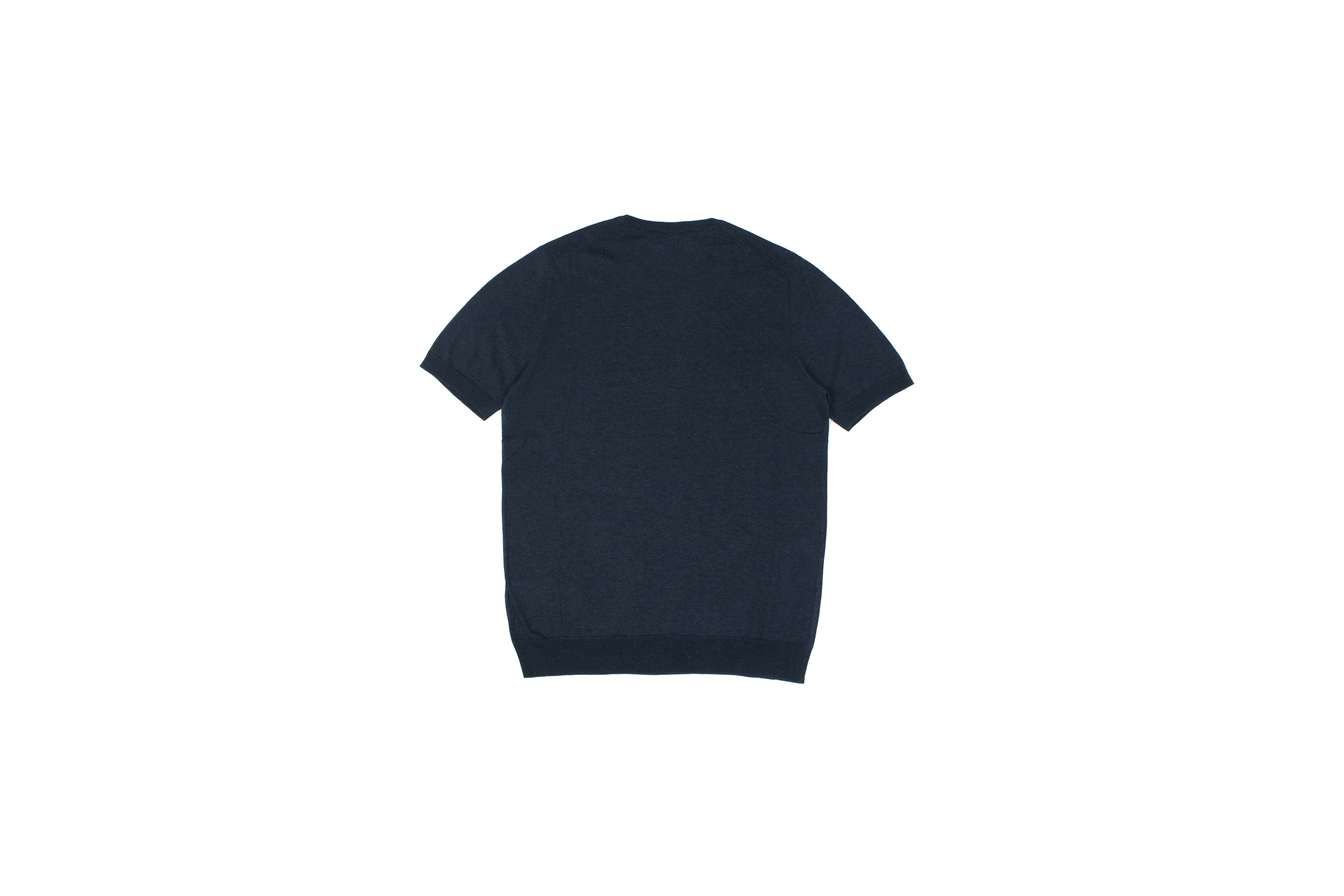 Gran Sasso (グランサッソ) Silk Knit T-shirt (シルクニット Tシャツ) SETA (シルク 100%) ショートスリーブ シルク ニット Tシャツ NAVY (ネイビー・597) made in italy (イタリア製) 2020 春夏新作 gransasso 愛知 名古屋 altoediritto アルトエデリット