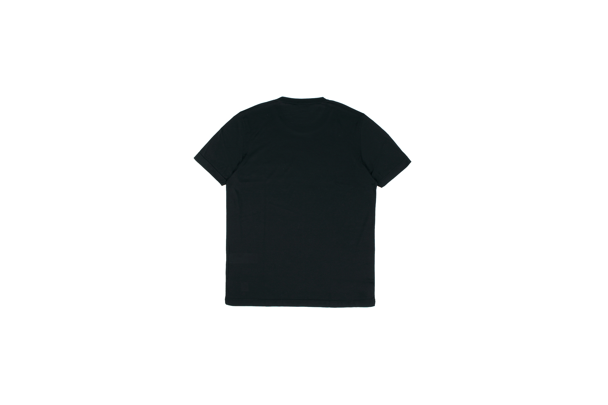 Gran Sasso (グランサッソ) Silk T-shirt (シルク Tシャツ) SETA (シルク 100%) ショートスリーブ シルク Tシャツ BLACK (ブラック・303) made in italy (イタリア製) 2020 春夏新作 愛知 名古屋 altoediritto アルトエデリット