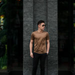 Gran Sasso (グランサッソ) Silk T-shirt (シルク Tシャツ) SETA (シルク 100%) ショートスリーブ シルク Tシャツ GOLD (ゴールド・160) made in italy (イタリア製) 2020 春夏新作のイメージ