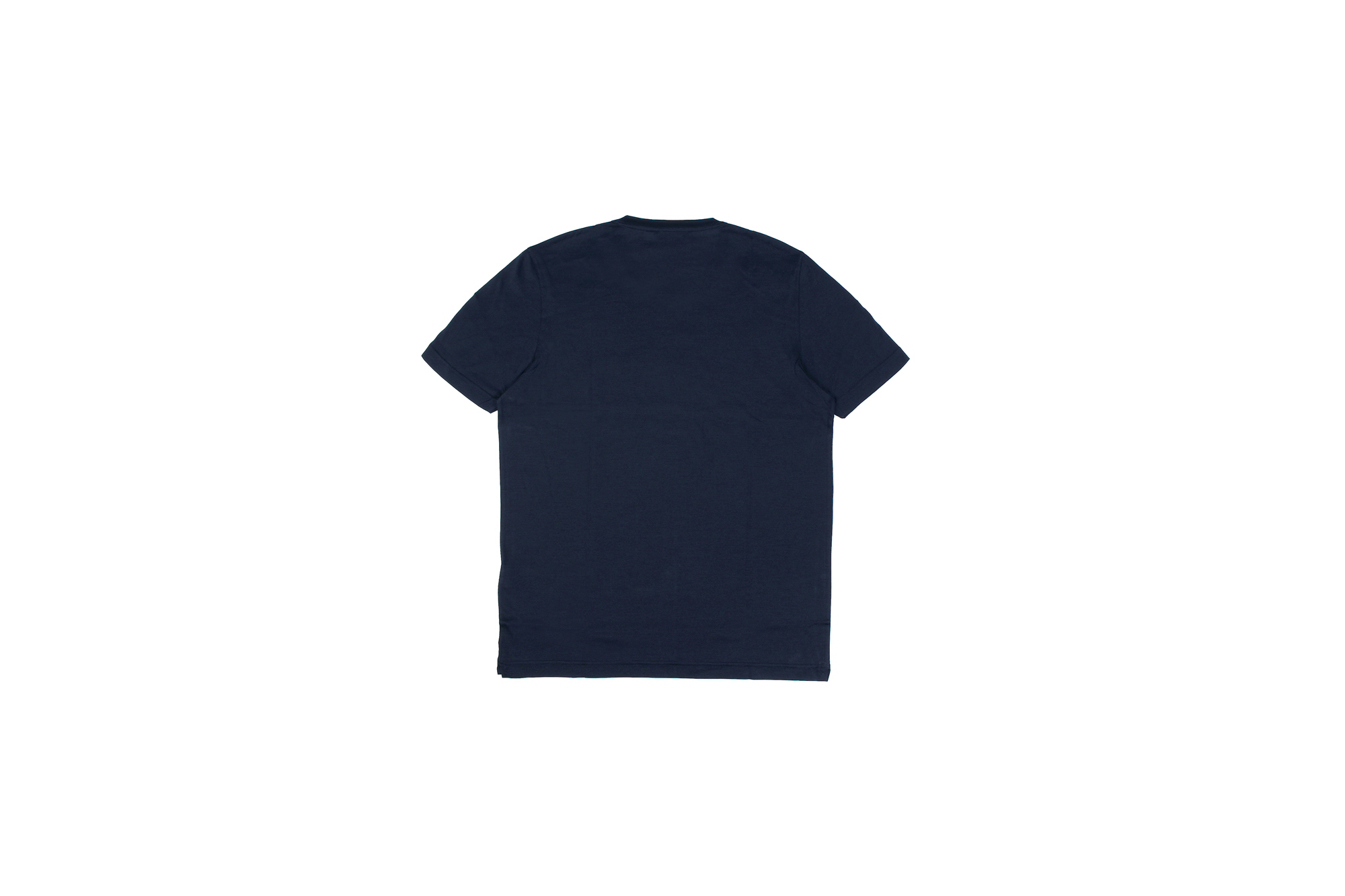 Gran Sasso (グランサッソ) Silk T-shirt (シルク Tシャツ) SETA (シルク 100%) ショートスリーブ シルク Tシャツ NAVY (ネイビー・308) made in italy (イタリア製) 2020 春夏新作 愛知 名古屋 altoediritto アルトエデリット
