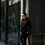 HERNO(ヘルノ) Monogram Jacket (モノグラム ジャケット) モノグラム × メッシュ リバーシブル ナイロン フードブルゾン BLACK (ブラック・9300) Made in italy (イタリア製) 2020 春夏新作のイメージ