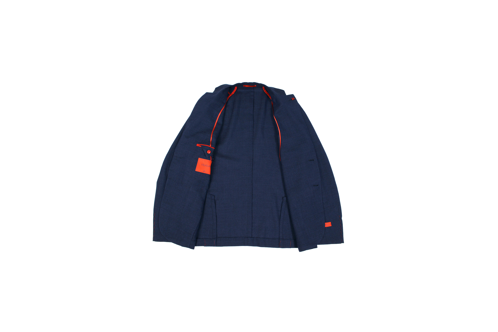 ISAIA (イザイア) POMPEI (ポンペイ) ウールシルク ホップサック サマー ジャケット NAVY (ネイビー・810) Made in italy (イタリア製) 2020 春夏新作 愛知 名古屋 altoediritto アルトエデリット