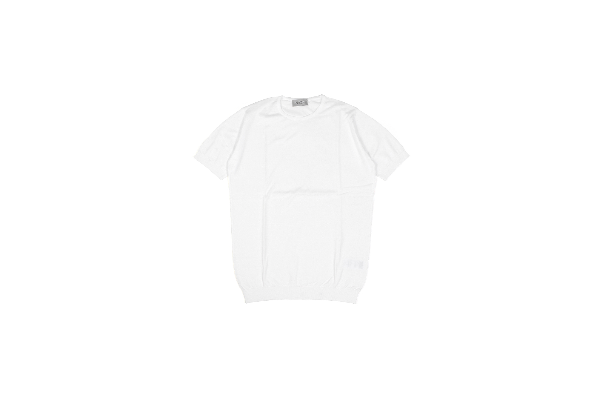 JOHN SMEDLEY(ジョンスメドレー) BELDEN (ベルデン) SEA ISLAND COTTON (シーアイランドコットン) ショートスリーブ コットンニット Tシャツ WHITE (ホワイト) Made in England (イギリス製) 2020 春夏新作 愛知 名古屋 altoediritto アルトエデリット