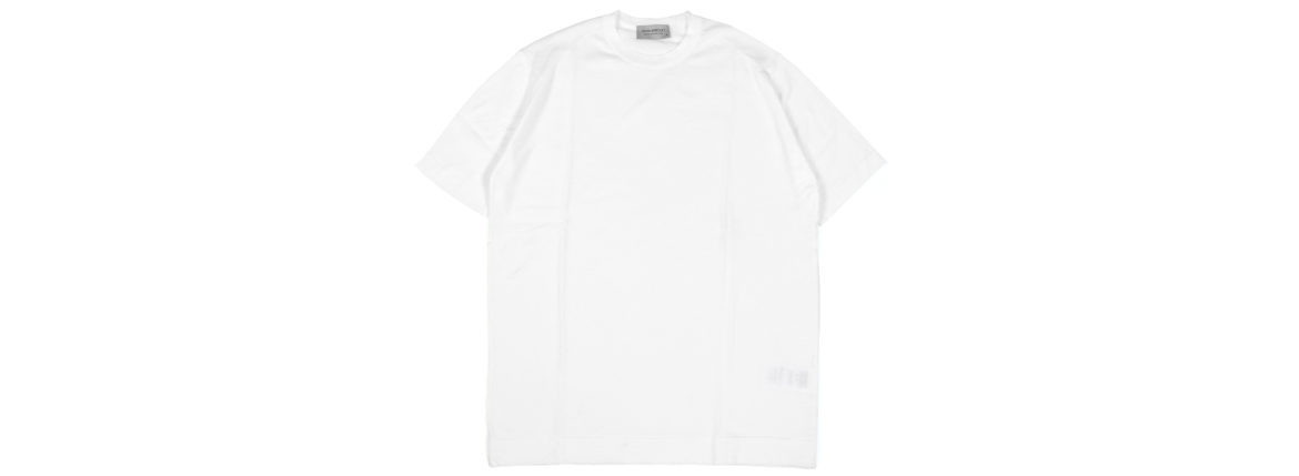 JOHN SMEDLEY(ジョンスメドレー) LORCA (ロルカ) SEA ISLAND COTTON (シーアイランドコットン) コットンニット Tシャツ WHITE (ホワイト) Made in England (イギリス製) 2020 春夏新作 愛知 名古屋 altoediritto アルトエデリット