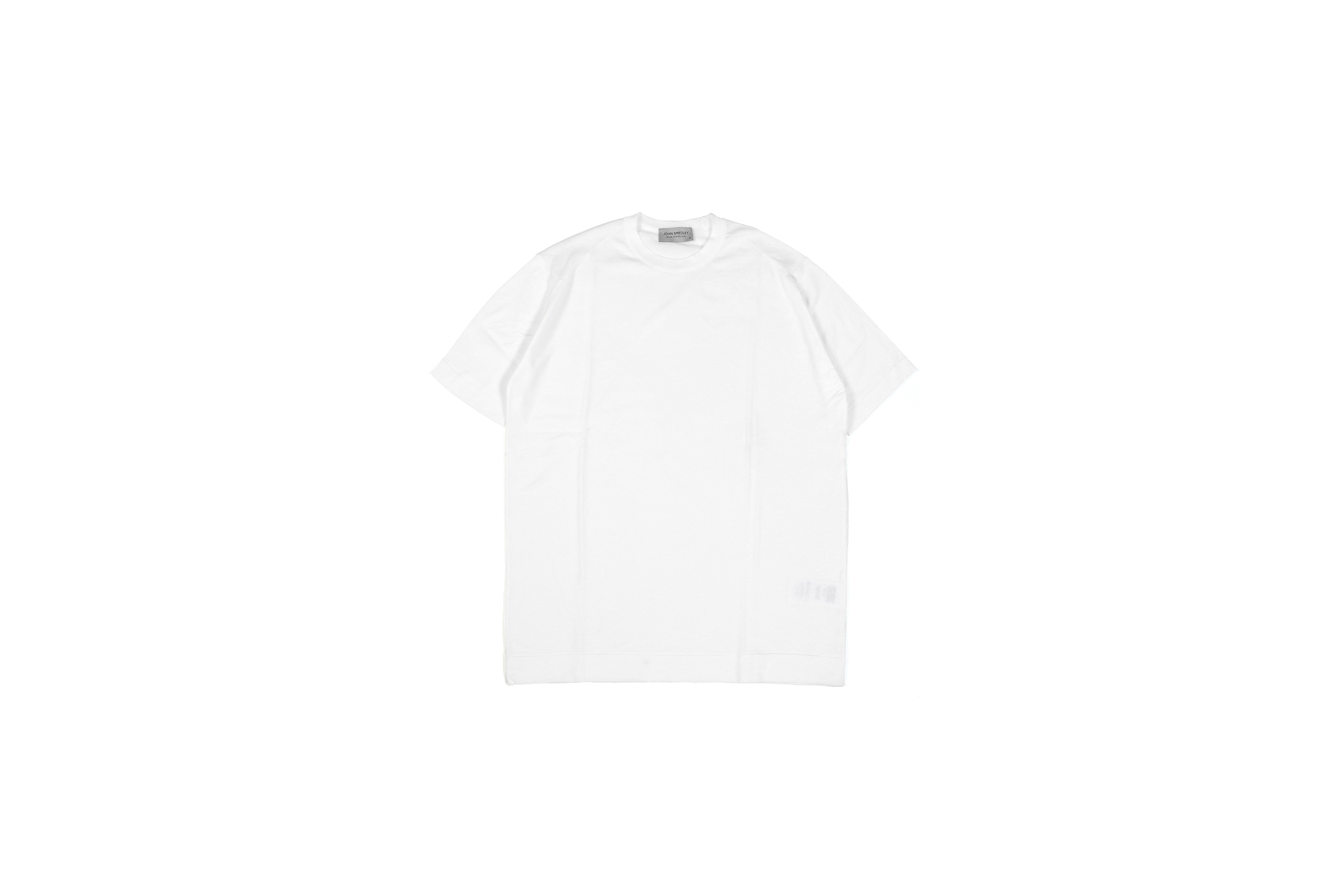 JOHN SMEDLEY(ジョンスメドレー) LORCA (ロルカ) SEA ISLAND COTTON (シーアイランドコットン) コットンニット Tシャツ WHITE (ホワイト) Made in England (イギリス製) 2020 春夏新作 愛知 名古屋 altoediritto アルトエデリット