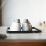 NATIONAL STANDARD (ナショナルスタンダード) EDITION 4 GREY BANDE レザースニーカー WHITE × GREY (ホワイト × グレー・007) 2020 春夏新作のイメージ