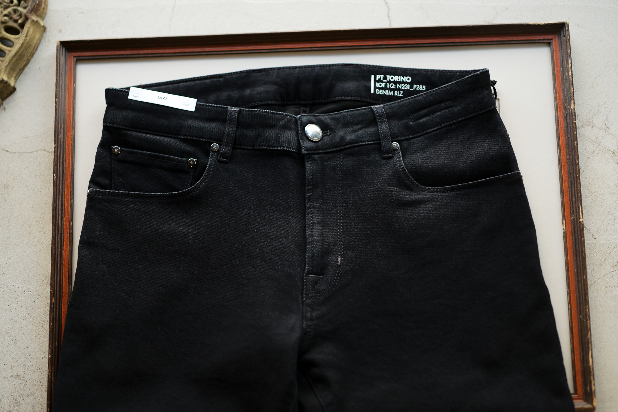 PT TORINO(ピーティートリノ) SWING (スイング) SUPER SLIM FIT (スーパースリムフィット) ストレッチ ワンウォッシュデニムパンツ BLACK (ブラック) 2020 秋冬 【ご予約開始】愛知 名古屋 altoediritto アルトエデリット ブラックデニム 黒デニム