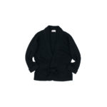 Settefili Cashmere (セッテフィーリ カシミア) Belted Shawl Collar Cardigan (ベルテッド ショールカラー カーディガン) リネンコットン ニット カーディガン BLACK (ブラック・MA12) made in italy (イタリア製)  2020 春夏新作 【入荷しました】【フリー分発売開始】のイメージ
