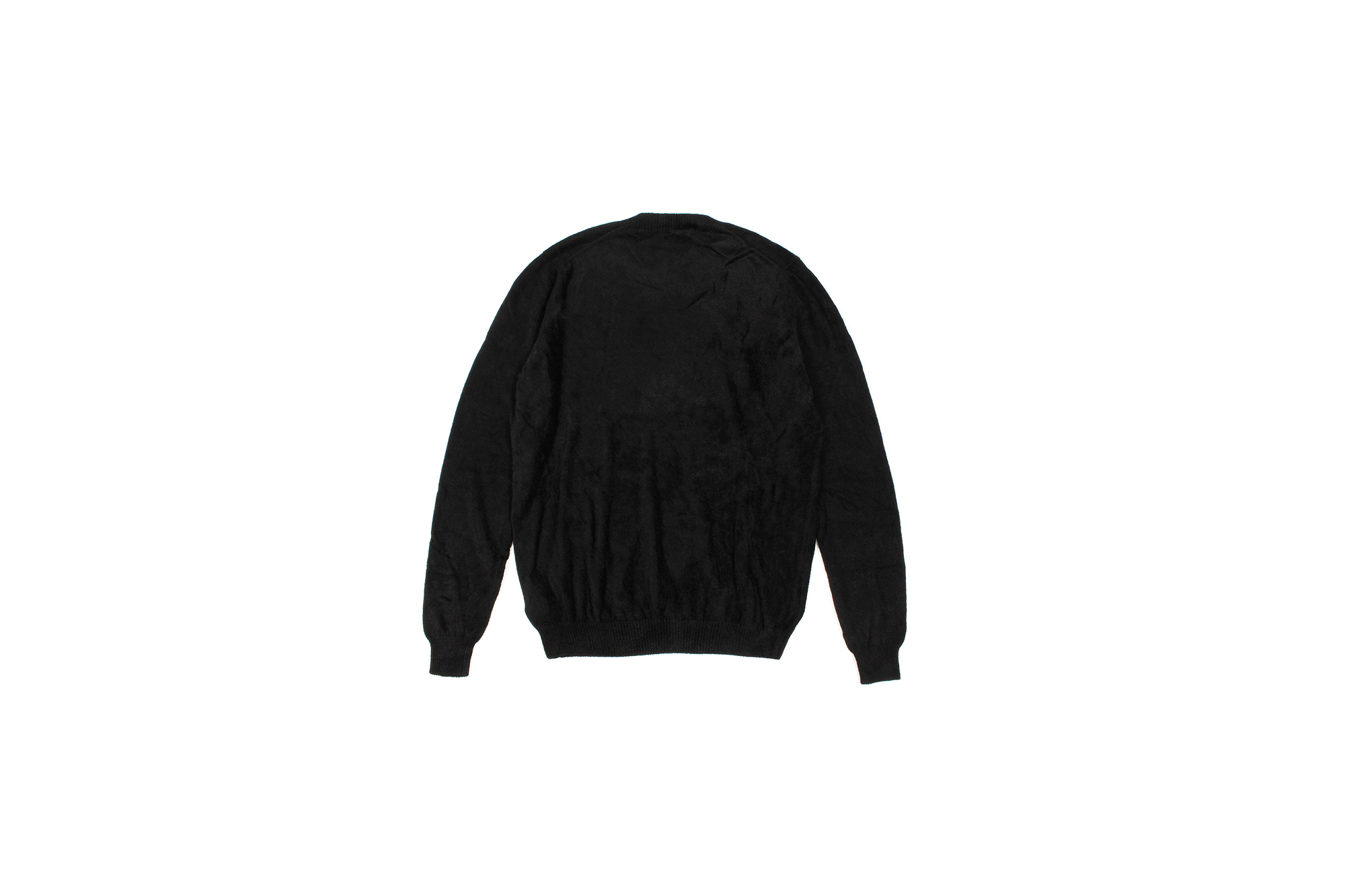 Settefili Cashmere (セッテフィーリ カシミア) Pile Knit Sweater パイルニットセーター BLACK (ブラック・GD03) made in italy (イタリア製)  2020 春夏新作 愛知 名古屋 altoediritto アルトエデリット