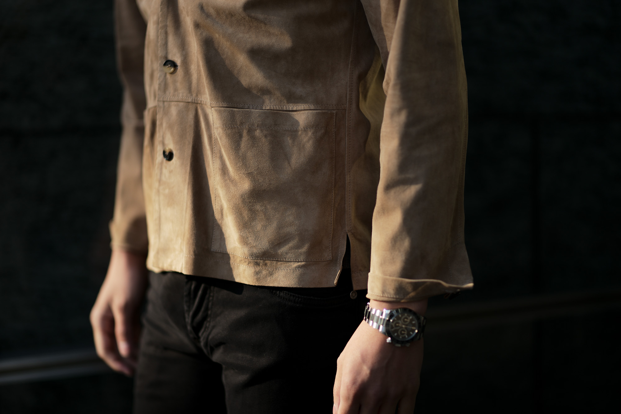 Alfredo Rifugio (アルフレード リフージオ) 20E326HM CAMOSCIO Summer Suede Leather Shirts サマースウェード レザーシャツ BEIGE(ベージュ) made in italy (イタリア製) 2020 春夏新作 alfredorifujio アルフレードリフージオ 愛知 名古屋 Alto e Diritto アルト エ デリット alto e diritto アルトエデリット レザージャケット 素肌にレザー 42,44,46,48,50,52