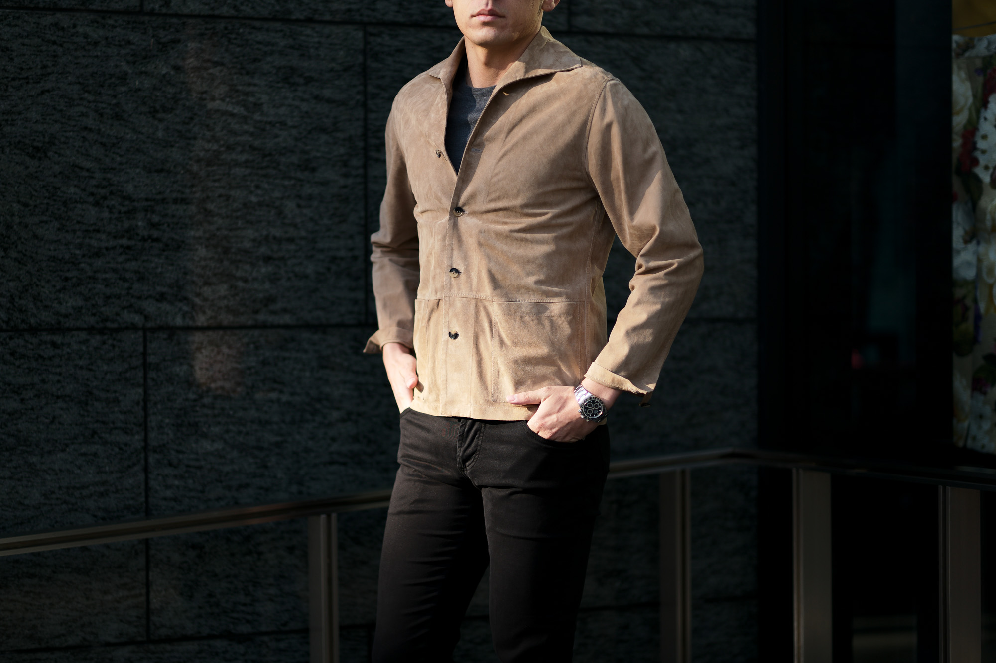 Alfredo Rifugio (アルフレード リフージオ) 20E326HM CAMOSCIO Summer Suede Leather Shirts サマースウェード レザーシャツ BEIGE(ベージュ) made in italy (イタリア製) 2020 春夏新作 alfredorifujio アルフレードリフージオ 愛知 名古屋 Alto e Diritto アルト エ デリット alto e diritto アルトエデリット レザージャケット 素肌にレザー 42,44,46,48,50,52