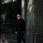 BELVEST (ベルベスト) CAPSULE SINGLE BREASTE JACKET 2PATCH WITH BAG SUPER120’s Jersey パッカブル サマーウールジャージ ジャケット BLACK (ブラック) Made in italy (イタリア製) 2020 春夏新作のイメージ