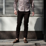 cuervo bopoha (クエルボ ヴァローナ) Sartoria Collection (サルトリア コレクション) Brad (ブラッド) WASHABLE 2WAY SUPER COMFORT NYLON ウォッシャブル ストレッチ ナイロン スラックス BROWN (ブラウン) MADE IN JAPAN (日本製) 2020 春夏新作のイメージ