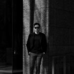 cuervo bopoha (クエルボ ヴァローナ) Sartoria Collection (サルトリア コレクション) Lobb (ロブ) Dominique France (ドミニック フランス) CALEDONIAN FEATHER (カレドニアン フェザー) EXCELLENT WOOL × KID MOHAIR ウールモヘア シャリック サマージャケット BLACK (ブラック) MADE IN JAPAN (日本製) 2020 【Special Special Special Model】のイメージ