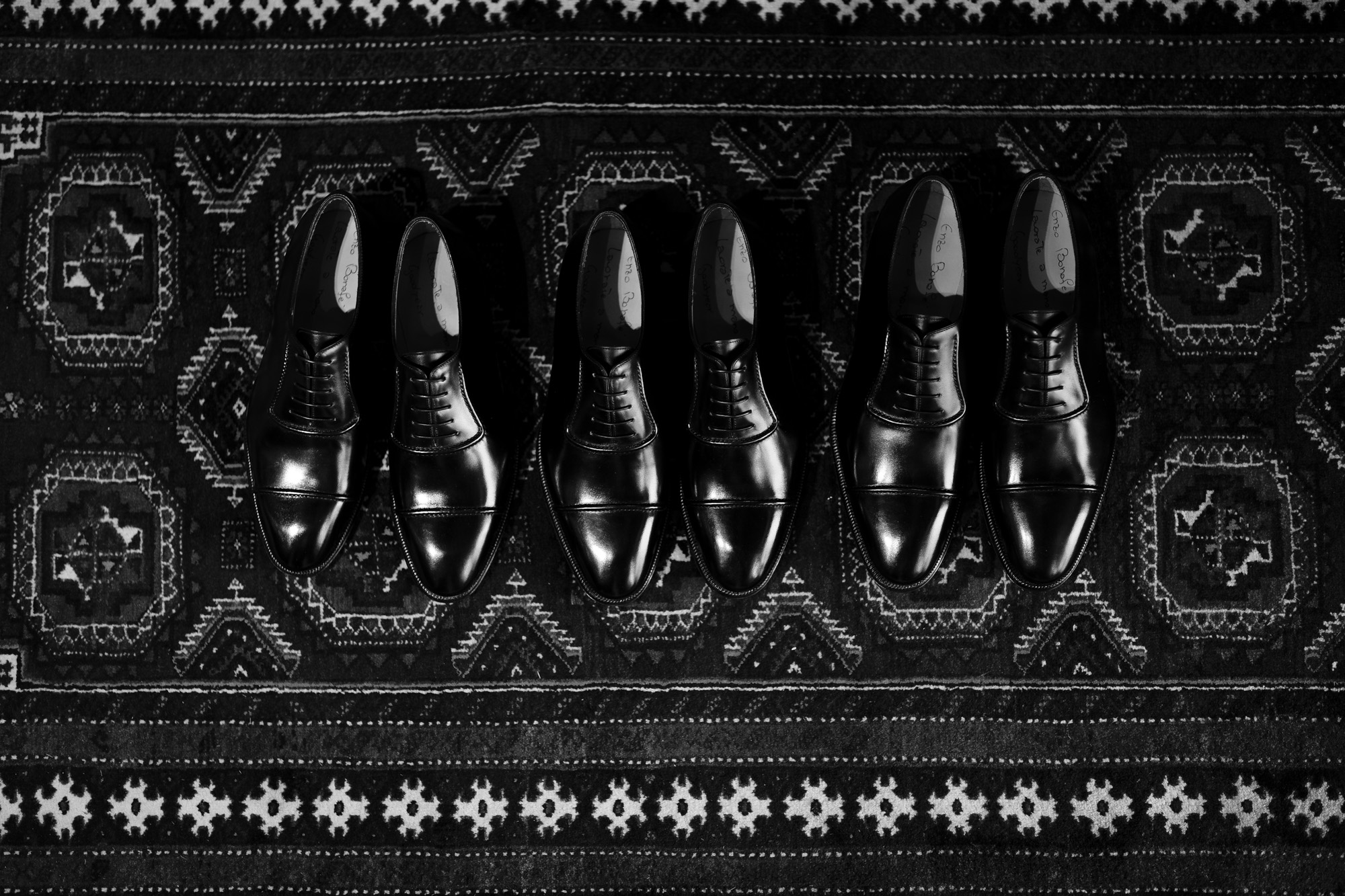 ENZO BONAFE (エンツォボナフェ) ART.3998 mod Straight Tip Shoes Du Puy Vitello デュプイ社ボックスカーフ ストレートチップシューズ NERO (ブラック) made in italy (イタリア製) 2020 春夏新作 【Special Model】【Alto e Diritto 別注】 愛知 名古屋 enzobonafe エンツォボナフェ