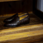 ENZO BONAFE (エンツォボナフェ) ART. EB-08 Crocodile Coin Loafer (クロコダイル コイン ローファー) Mat Crocodile Leather マット クロコダイル レザー ドレスシューズ ローファー COCCO DARK BROWN (ブラウン) made in italy (イタリア製) 2020 春夏新作のイメージ