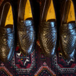 ENZO BONAFE (エンツォボナフェ) ART. EB-08 Crocodile Coin Loafer (クロコダイル コイン ローファー) Mat Crocodile Leather マット クロコダイル レザー ドレスシューズ ローファー COCCO DARK BROWN (ブラウン) made in italy (イタリア製) 2020 春夏新作のイメージ