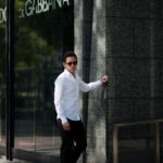 Finamore (フィナモレ) SEUL ITALIAN COLOR STRETCH COTTON SHIRTS ストレッチコットン ワンピースカラー シャツ WHITE (ホワイト・01) made in italy (イタリア製) 2020 春夏新作のイメージ