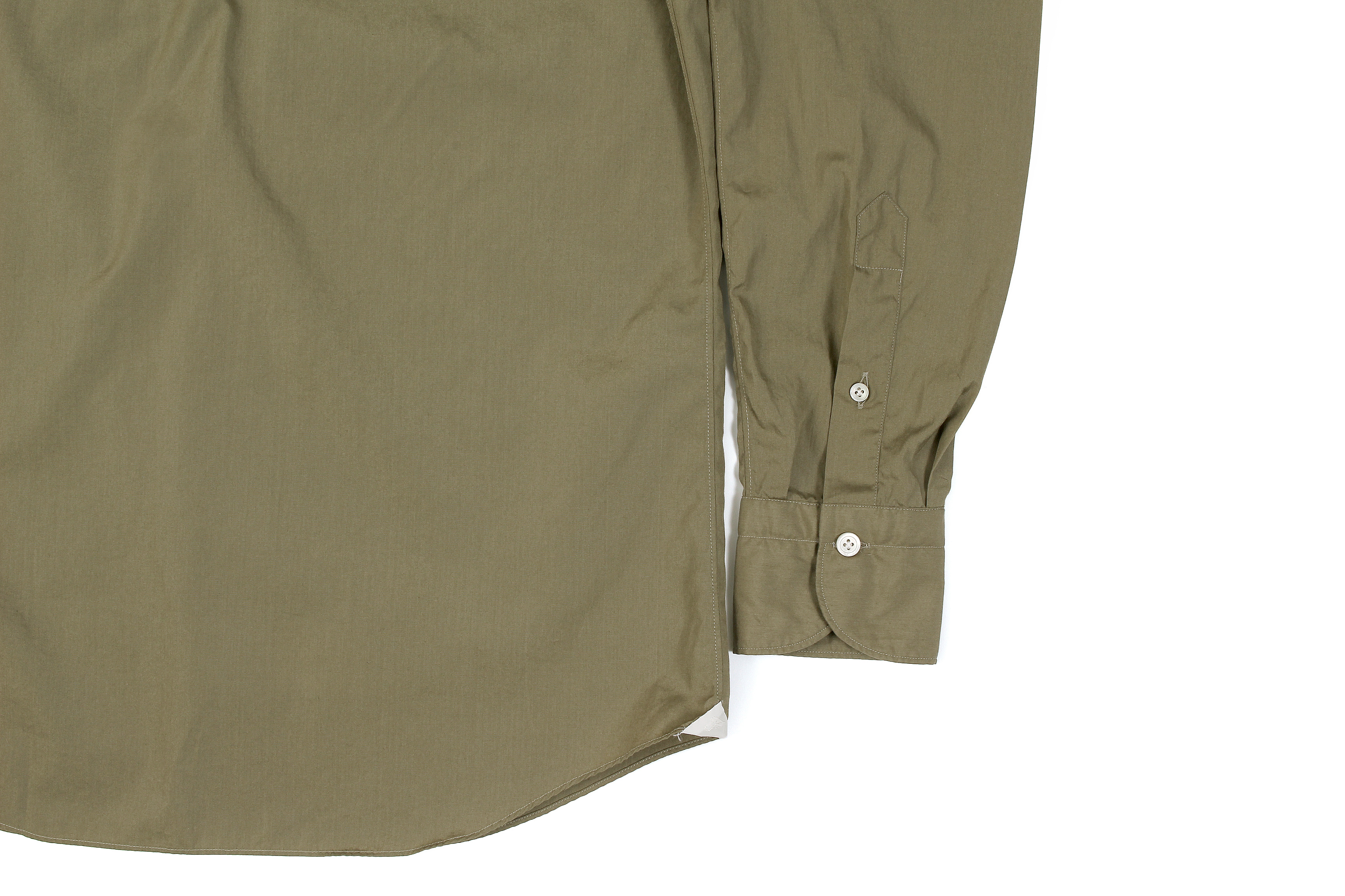 Finamore (フィナモレ) SEUL ITALIAN COLOR COTTON POPLIN SHIRTS コットンポプリン ワンピースカラー シャツ BEIGE (ベージュ・39) made in italy (イタリア製) 2020 春夏新作  愛知 名古屋 altoediritto アルトエデリット