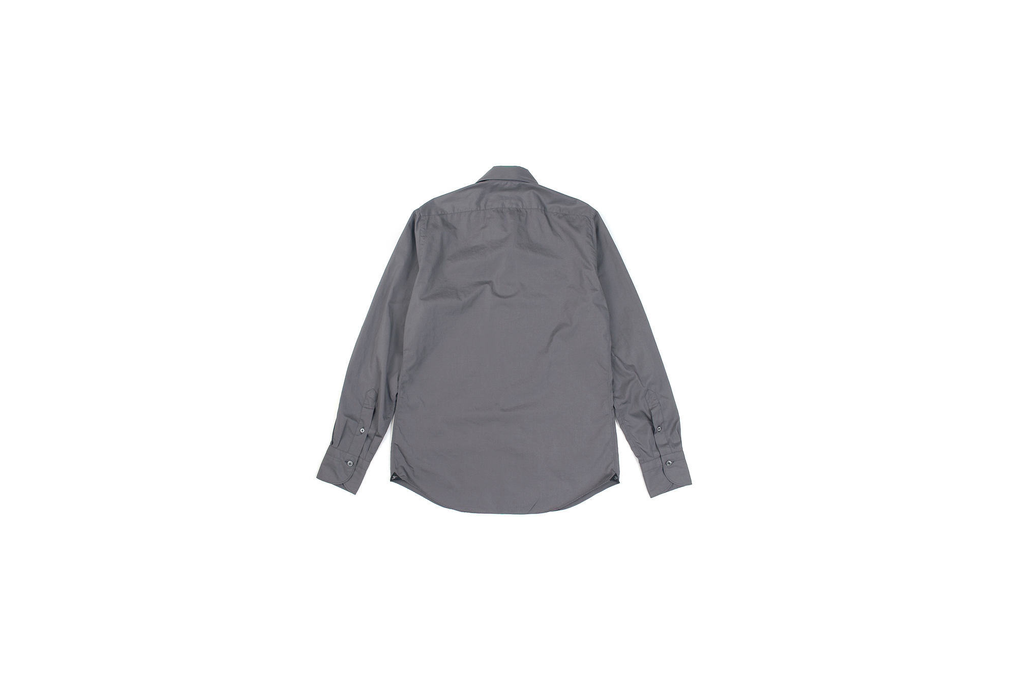 Finamore (フィナモレ) SEUL ITALIAN COLOR COTTON POPLIN SHIRTS コットンポプリン ワンピースカラー シャツ GRAY (グレー・42) made in italy (イタリア製) 2020 春夏新作 愛知 名古屋 altoediritto アルトエデリット