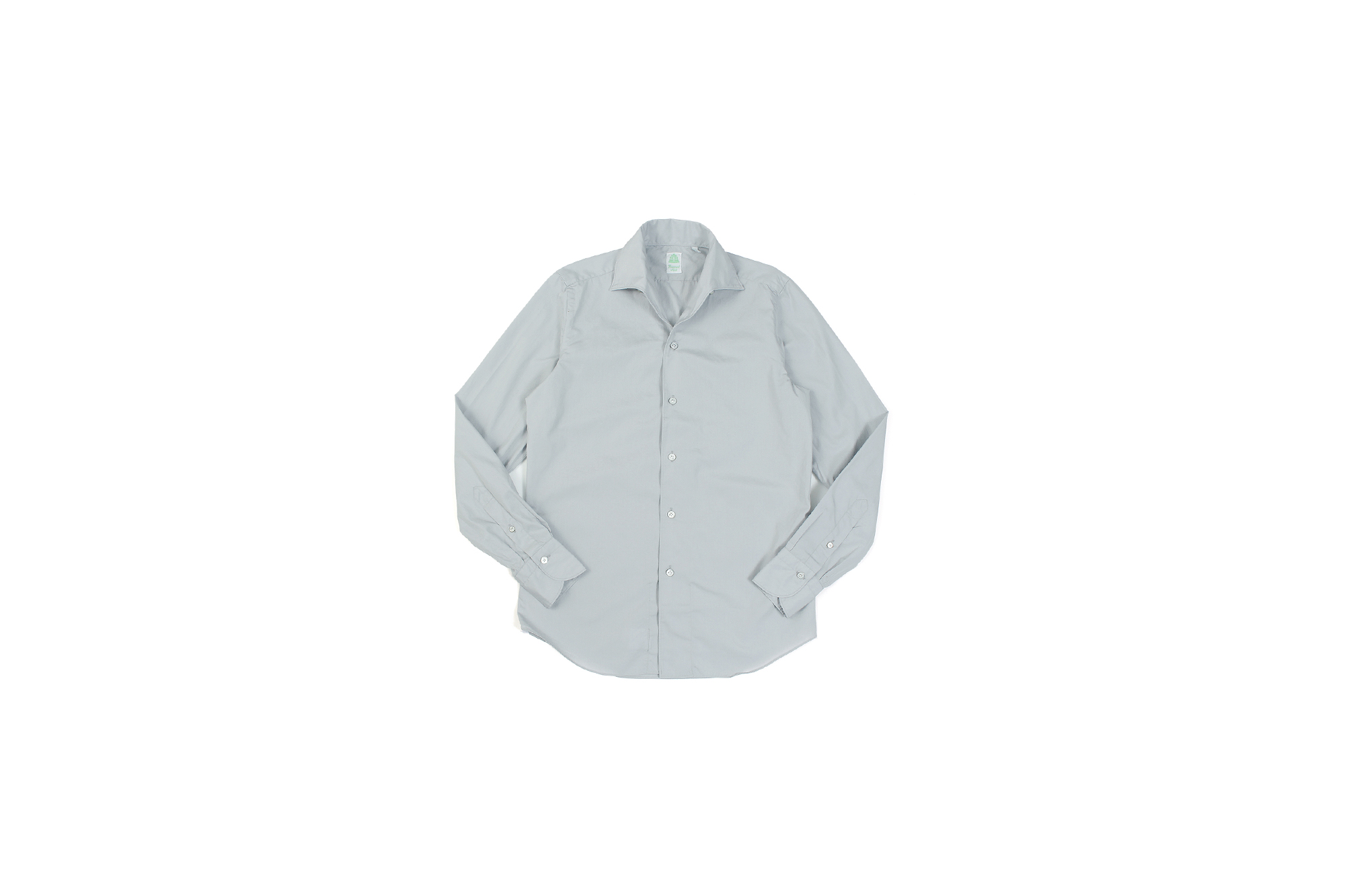 Finamore (フィナモレ) SEUL ITALIAN COLOR COTTON POPLIN SHIRTS コットンポプリン ワンピースカラー シャツ LIGHT GRAY (ライトグレー・41) made in italy (イタリア製) 2020 春夏新作 愛知 名古屋 altoediritto アルトエデリット