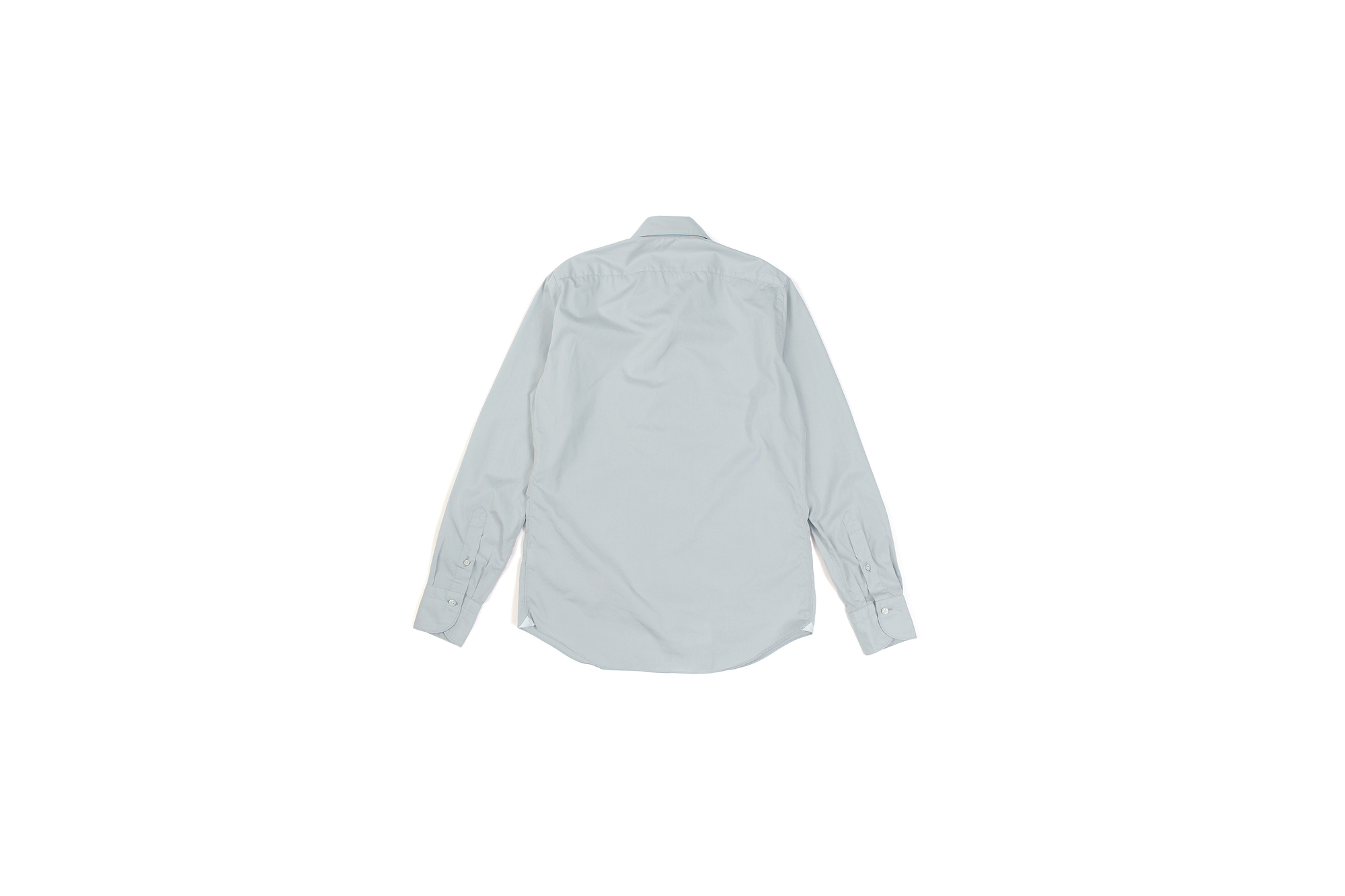 Finamore (フィナモレ) SEUL ITALIAN COLOR COTTON POPLIN SHIRTS コットンポプリン ワンピースカラー シャツ LIGHT GRAY (ライトグレー・41) made in italy (イタリア製) 2020 春夏新作 愛知 名古屋 altoediritto アルトエデリット