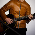 Georges de Patricia (ジョルジュ ド パトリシア) Carrera (カレラ) 925 STERLING SILVER (925 スターリングシルバー) Super Soft Lambskin Leather (スーパー ソフト ラムスキン レザー) シングルライダースジャケット ORANGE (オレンジ) 2020のイメージ