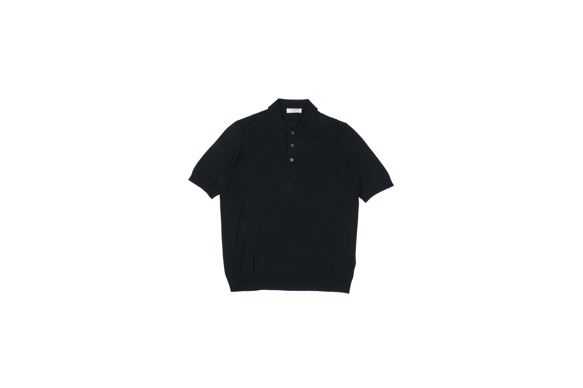 Gran Sasso (グランサッソ) Silk Knit Polo Shirt (シルクニットポロシャツ) SETA (シルク 100%) シルク ニット ポロシャツ BLACK (ブラック・099) made in italy (イタリア製) 2020 春夏新作 【入荷しました】【フリー分発売開始】 愛知 名古屋 altoediritto アルトエデリット 