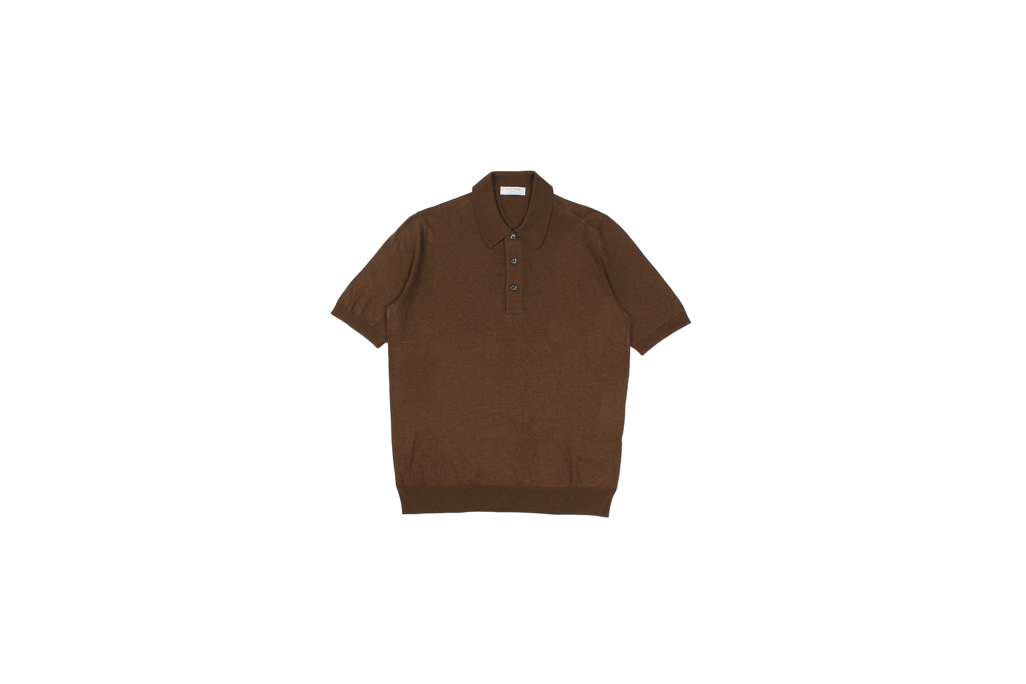 Gran Sasso (グランサッソ) Silk Knit Polo Shirt (シルクニットポロシャツ) SETA (シルク 100%) シルク ニット ポロシャツ GOLD (ゴールド・170) made in italy (イタリア製) 2020 春夏新作 【入荷しました】【フリー分発売開始】 愛知 名古屋 altoediritto アルトエデリット 