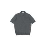 Gran Sasso (グランサッソ) Silk Knit Polo Shirt (シルクニットポロシャツ) SETA (シルク 100%) シルク ニット ポロシャツ GREY (グレー・097) made in italy (イタリア製) 2020 春夏新作 【入荷しました】【フリー分発売開始】のイメージ