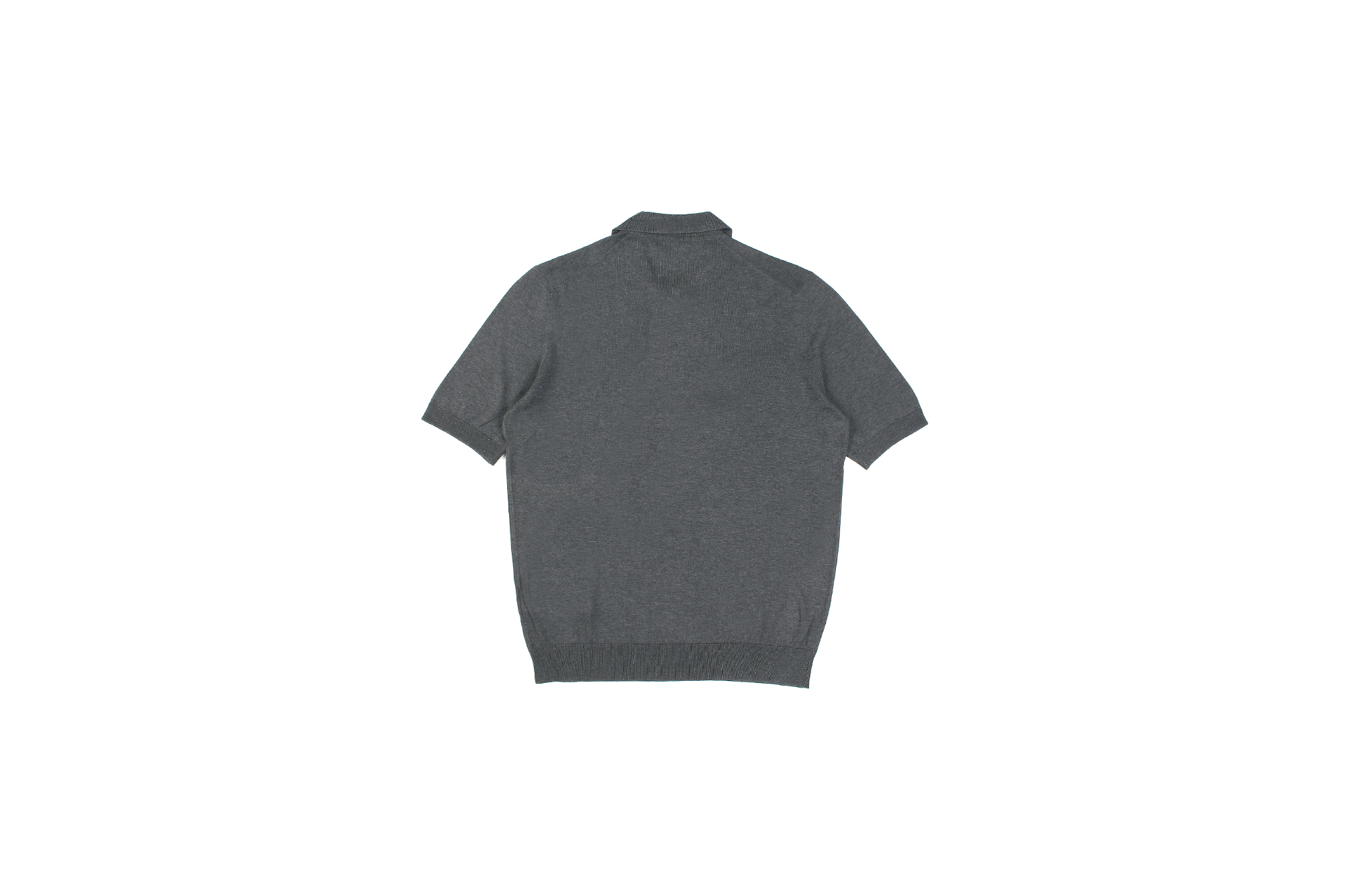 Gran Sasso (グランサッソ) Silk Knit Polo Shirt (シルクニットポロシャツ) SETA (シルク 100%) シルク ニット ポロシャツ GREY (グレー・097) made in italy (イタリア製) 2020 春夏新作 愛知 名古屋 altoediritto アルトエデリット 
